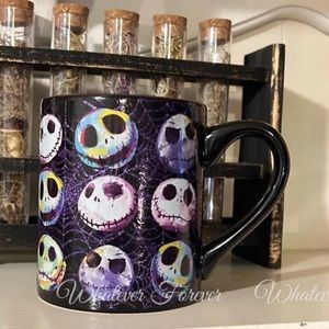 Spiderweb Nightmare Before Christmas emoji moods Jack Skellington Ceramic Mug